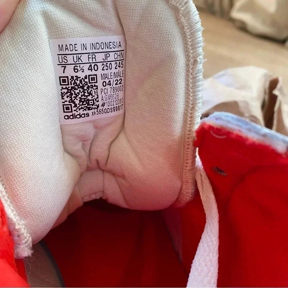 New Adidas Originals Top Ten RB Red Bull Sneakers Basketball  Red White Womens 8 - Picture 6 of 16